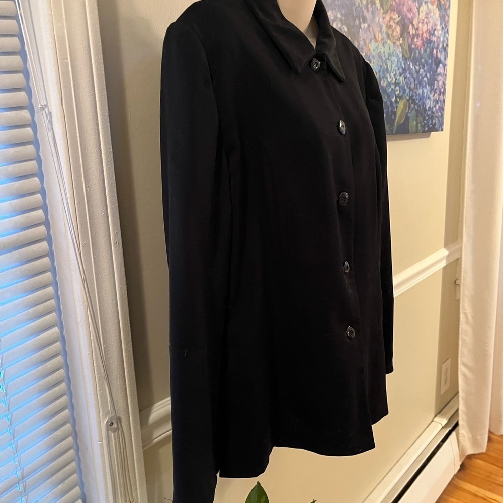 Sag Harbor Black Button Up Women’s Blazer 10 - Picture 14 of 15